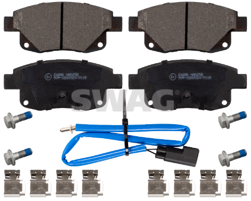 set placute frana,frana disc 50 91 6701 SWAG